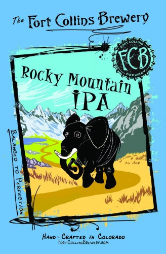 Fort Collins Brew Rocky IPA 6 Pack Bottles