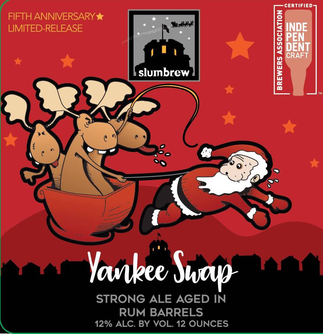 Slum Brew Yankee Swap Bottle