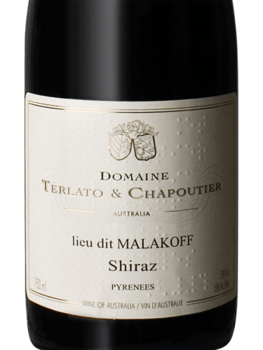 Domaine Terlato And Chapoutier Malakoff Shiraz