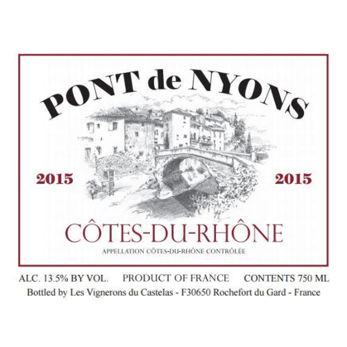 Pont De Nyons Rhone Red
