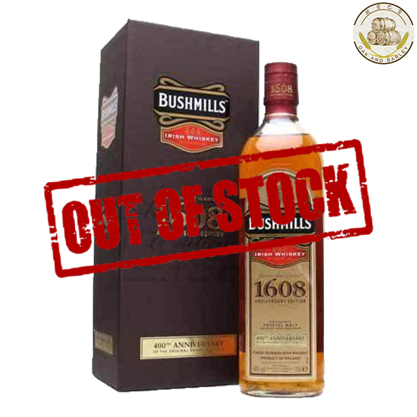 Bushmills 400 Anniversary 1608 Irish Whiskey