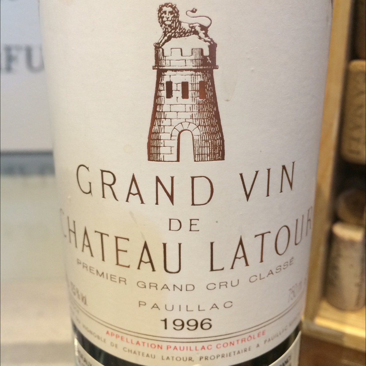 Chateau Latour Grand Vin Pauillac Bordeaux Red
