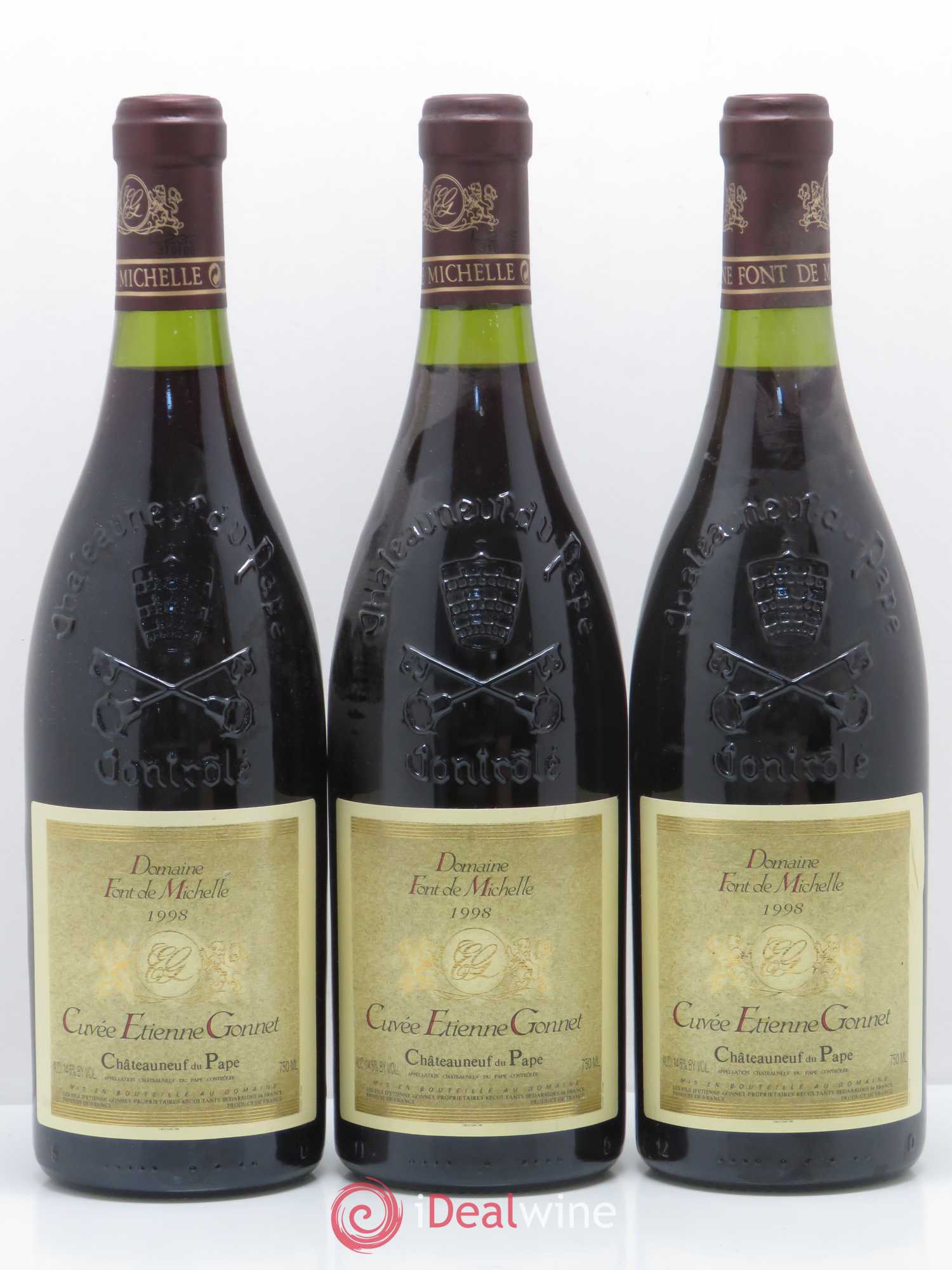 Domaine Font De Michelle Cuvée Etie Chat Du Pape