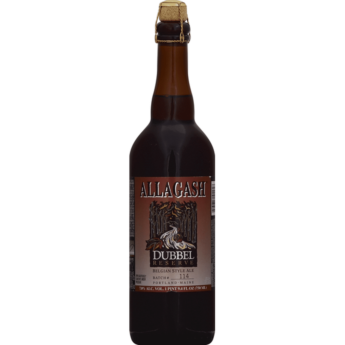 Allagash Dubbel Reserve Belg Al Bottle