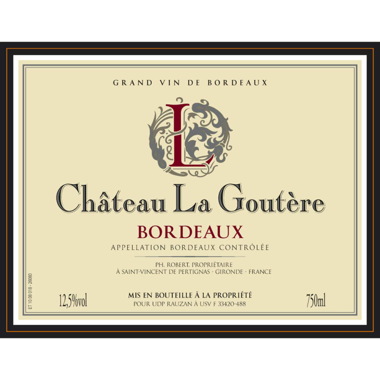 Chateau La Goutere Bordeaux Red
