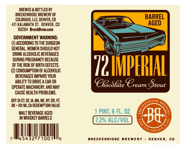 Breckenridge 72 Imperial Chocolate S 4 Pack Bottles