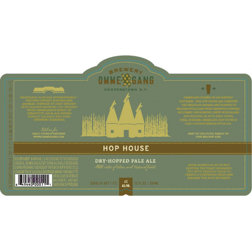 Ommegang Hop House 4 Pack Bottles