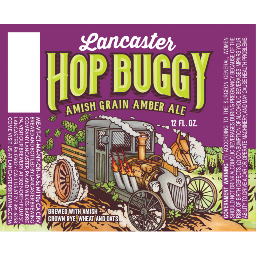 Lancaster Hop Buggy 6 Pack Bottles