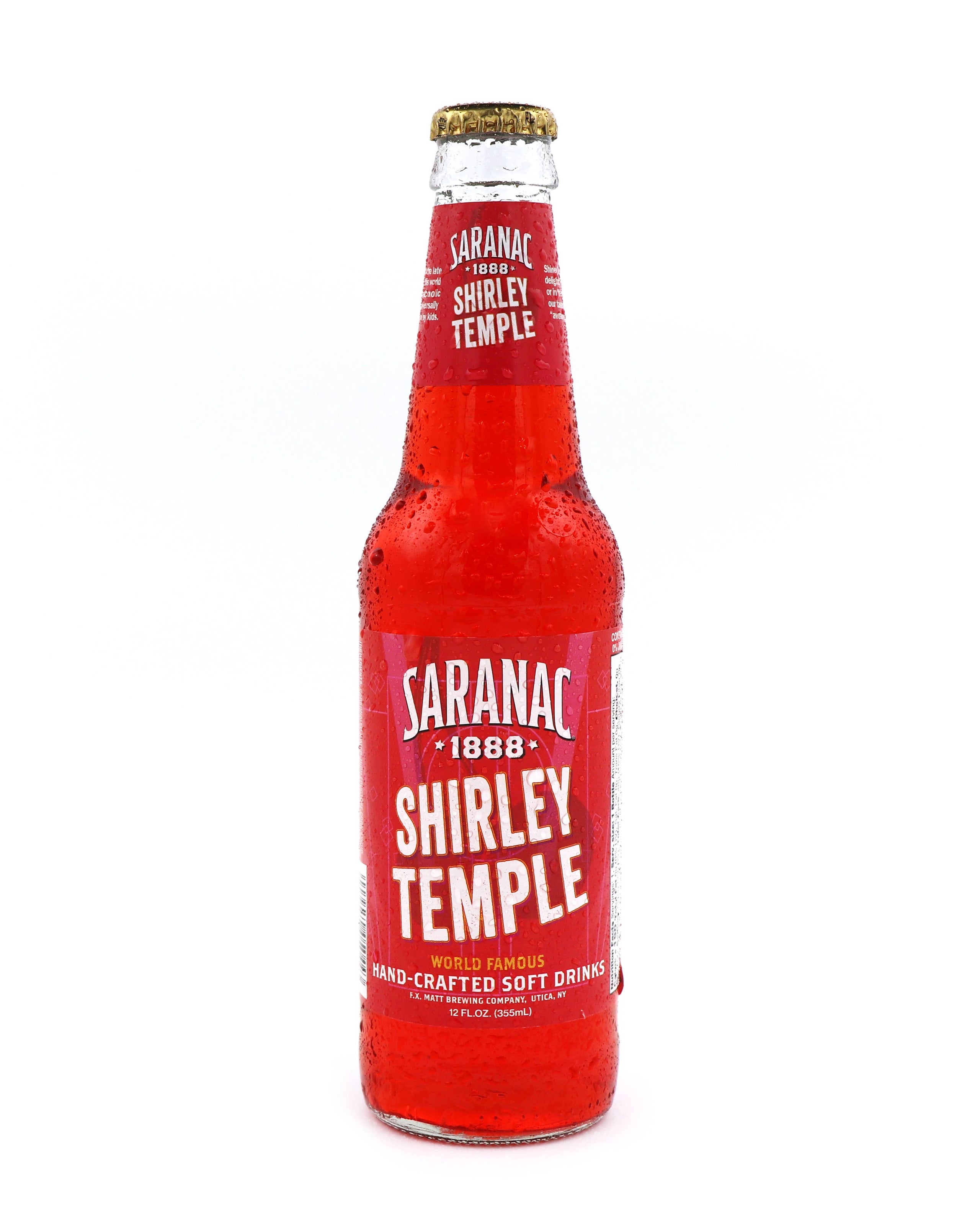 Saranac Shirley Temple Non Acho 6 Pack Bottles