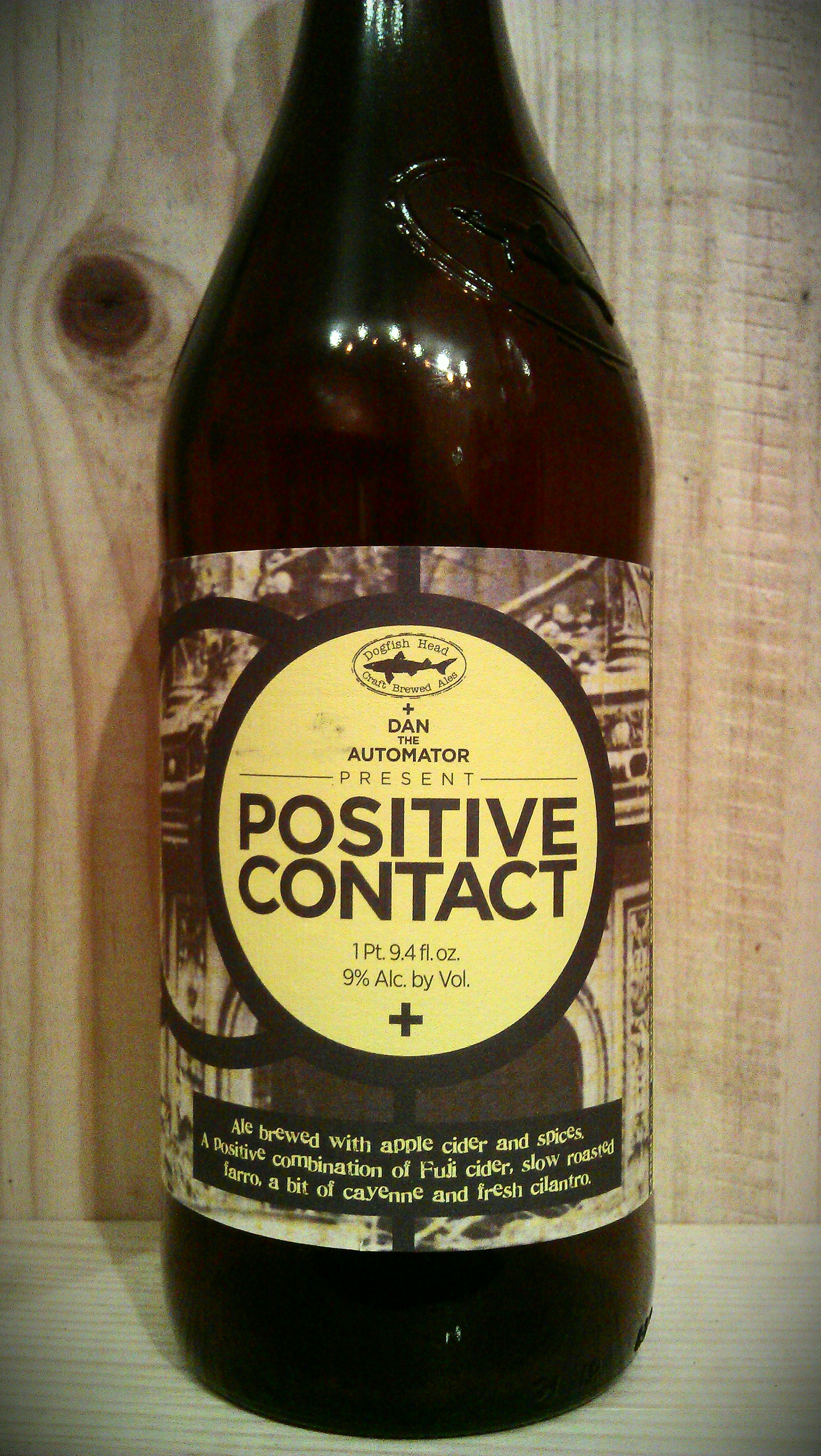 Dogfish Head Positive Contact Bottle