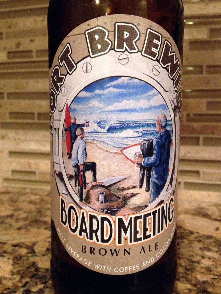 Port Brewing Board Meeting Bottle