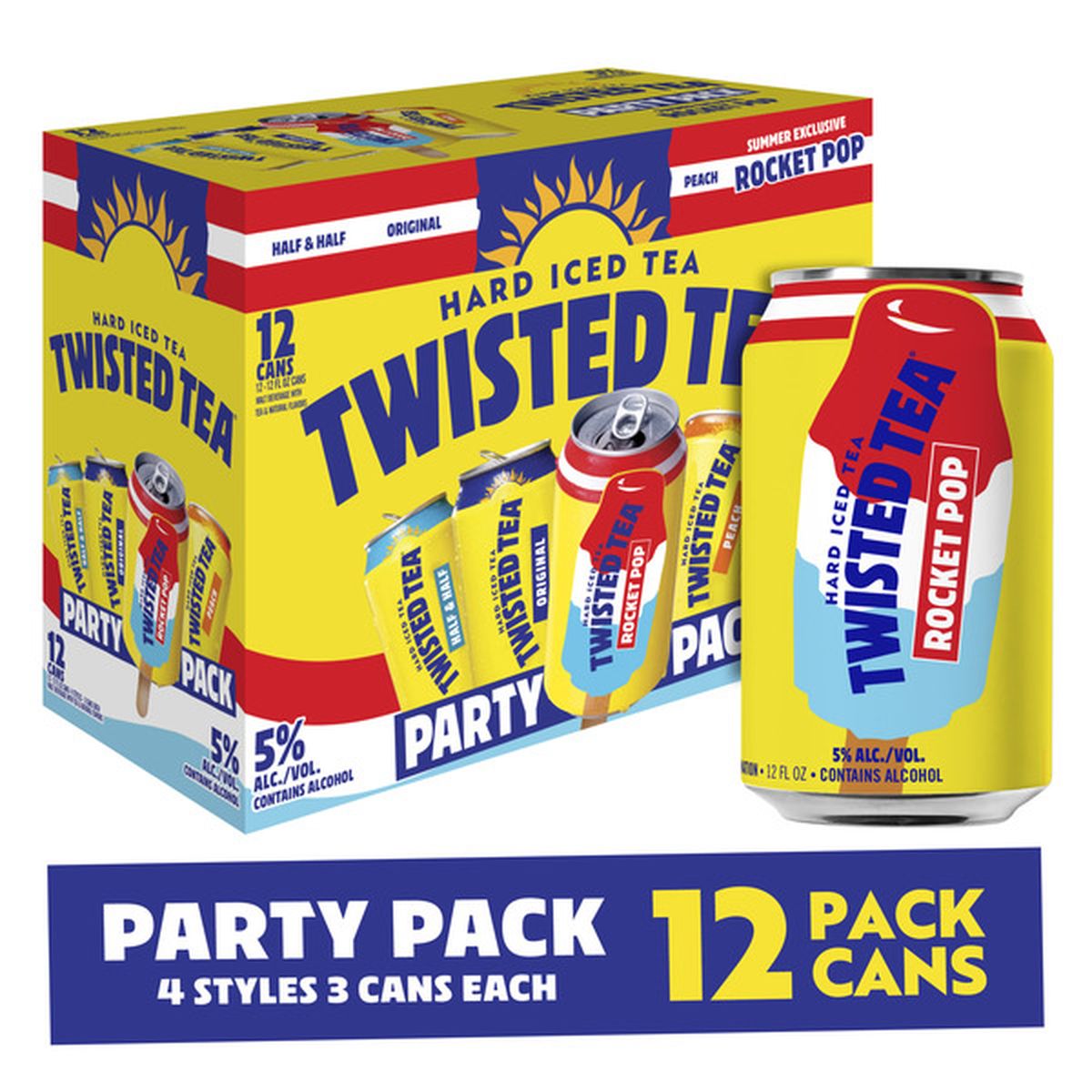 Twisted Tea Pink Lemonade 6 Pack Bottles