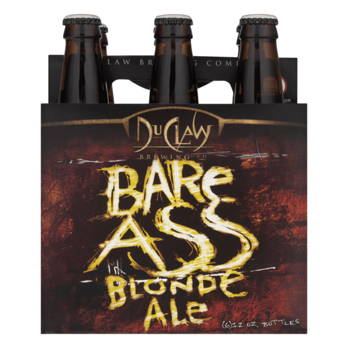 Duclaw Bare Ass Blonde Ale 6 Pack Bottles