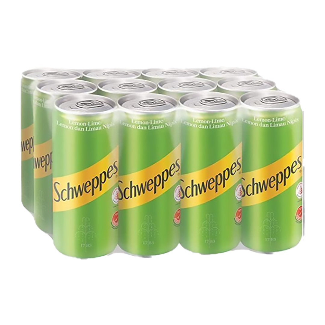 Schweppes Lemon Lime Seltezer 12 Pack Cans