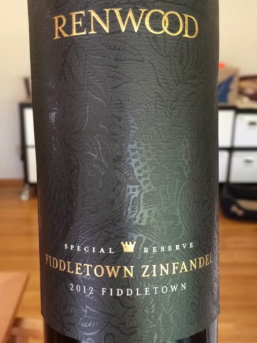 Renwood Fiddletown Zinfandal