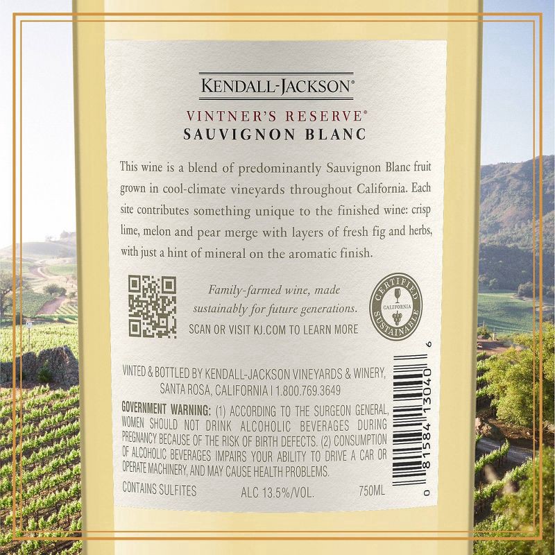 Kendall Jackson Avant No Oak Sauvignon Blanc