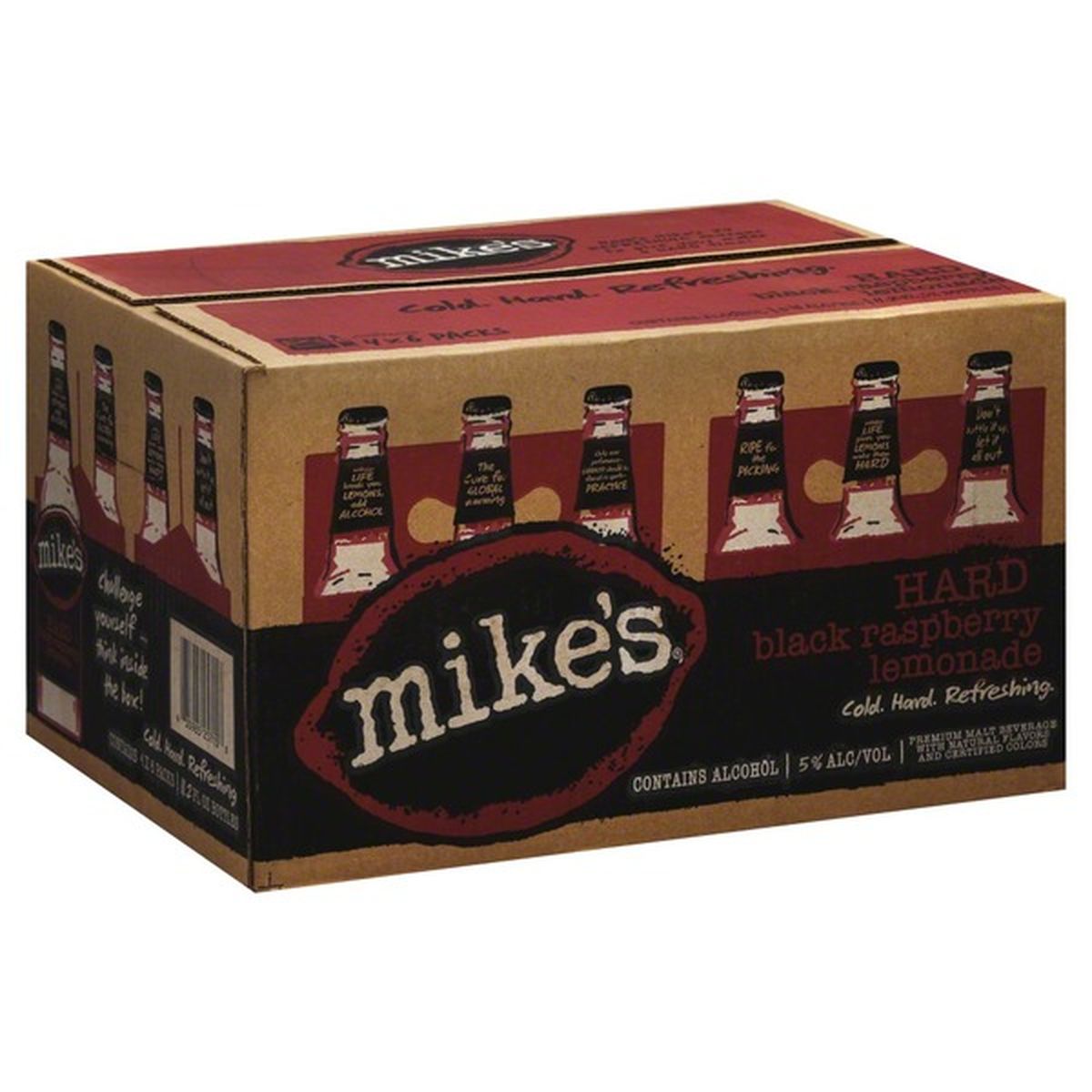 Mike's Hard Black Raspberry 6 Pack Bottles