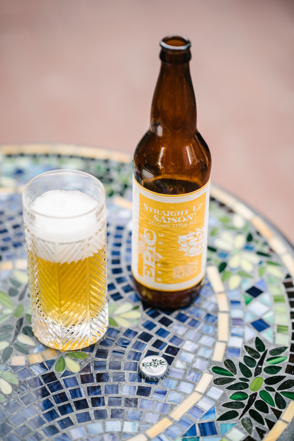 Epic Brew Straight Up Saison Bottle