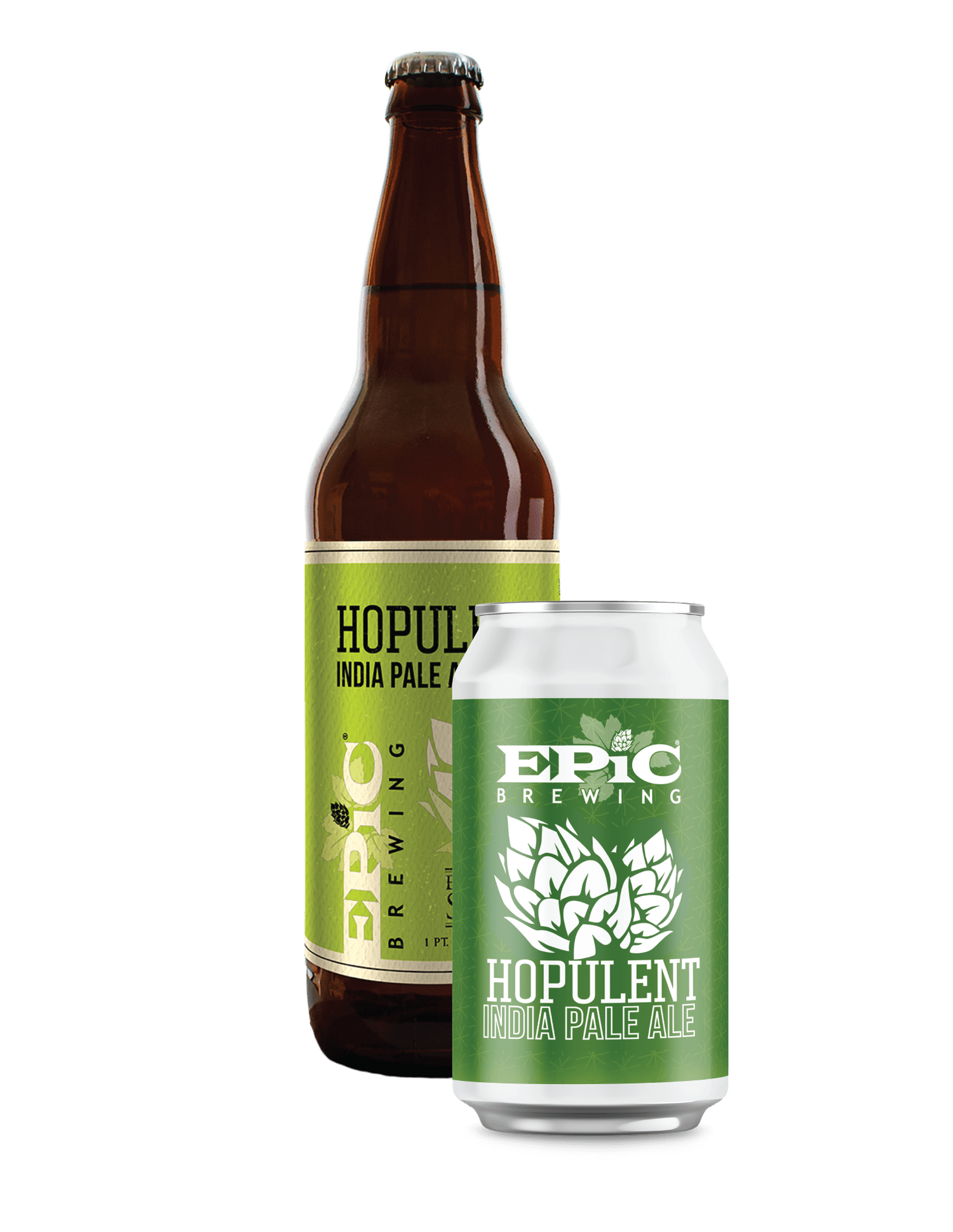 Epic Brew Hopulent IPA Bottle