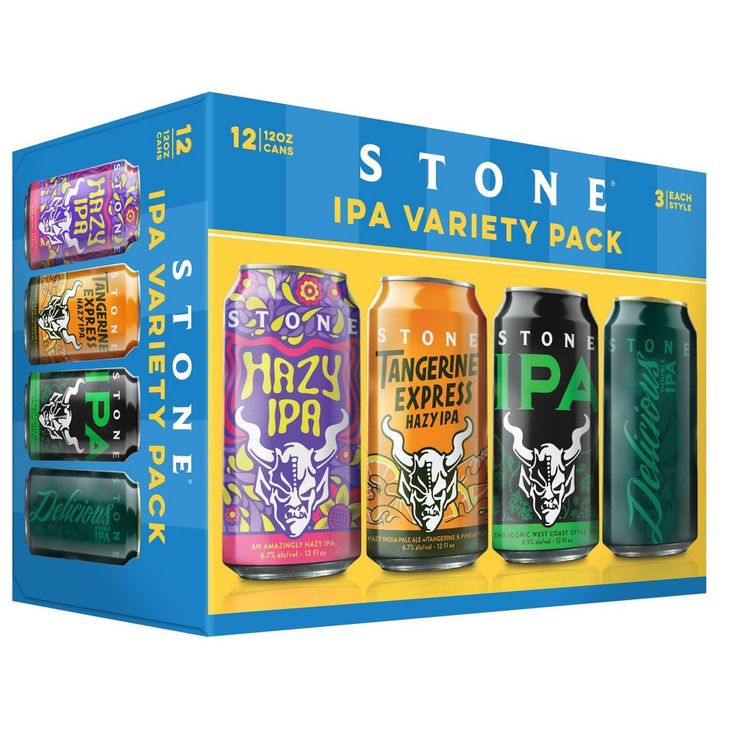 Stone Mixed IPA Variety 12 Pack Bottle