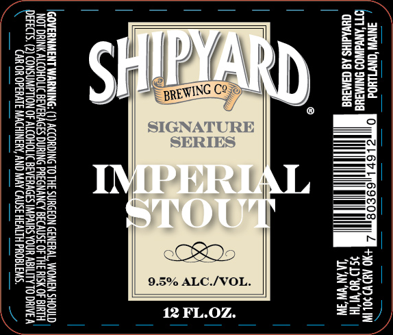 Shipyard Imperial Stout Bottles