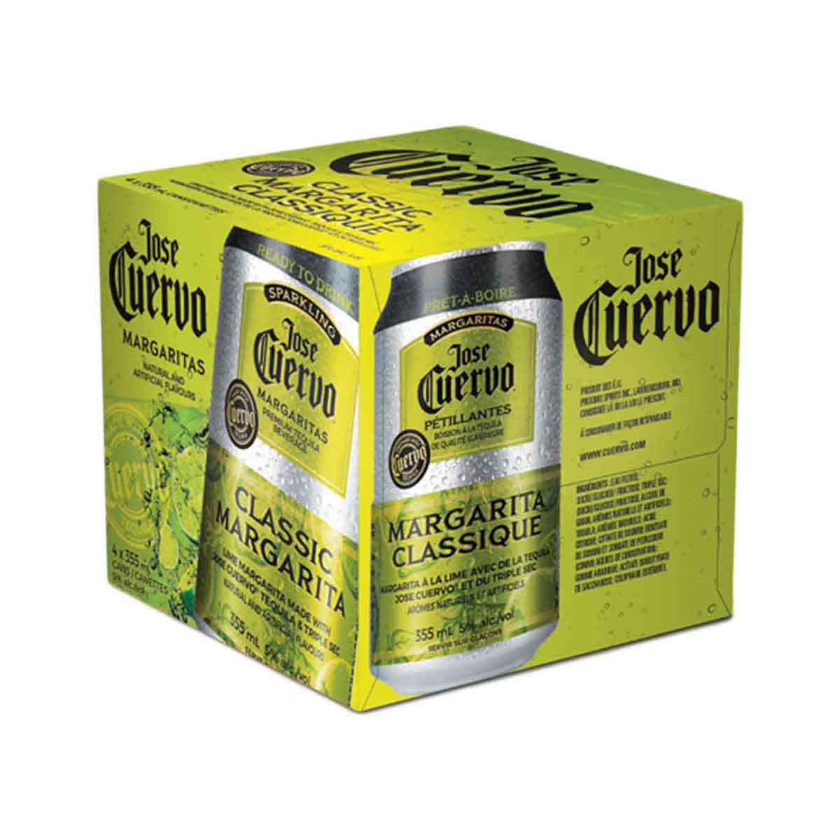 Jose Cuervo Margaritas 4 Pack Cans