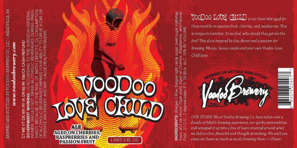 Voodoo Brew Love Child Bottle