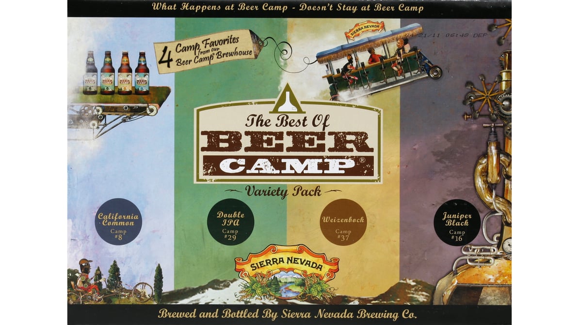 Sierra Nevada Beer Camp Varity 12 Pack Bottle