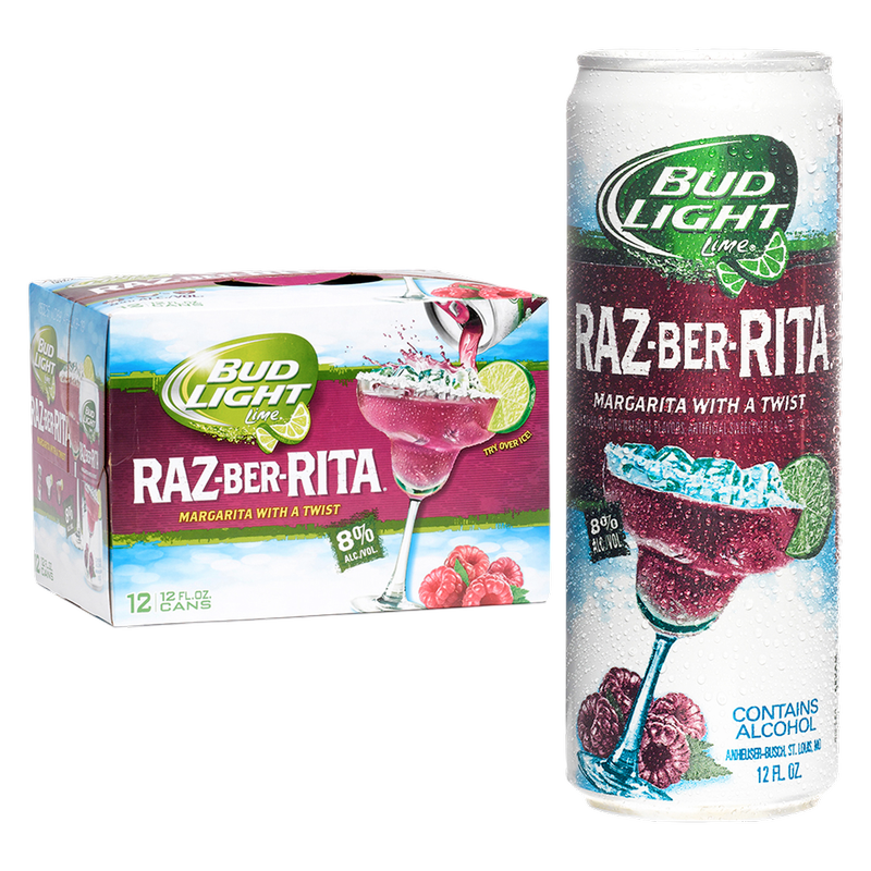 Bud Light-Raz-Ber-Rita 12 Pack Cans