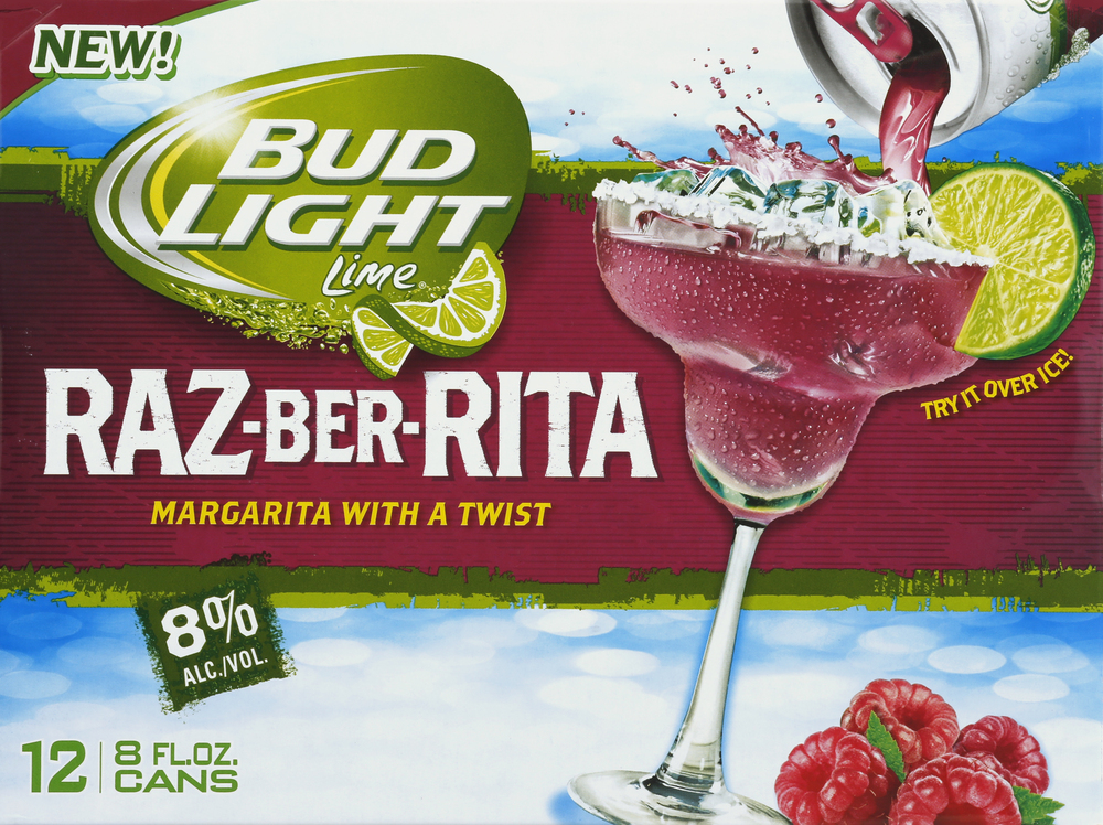 Bud Light Raz-Ber-Rita Can