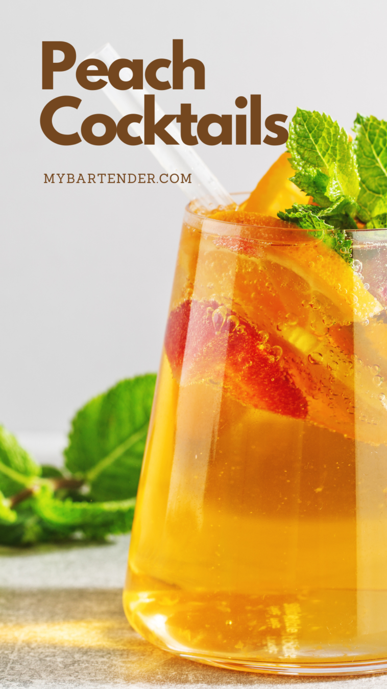 Modern Cocktail Peach