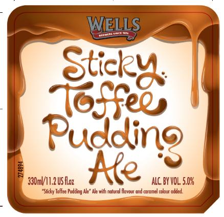 Wells Stick Toffee 4 Pack Bottles