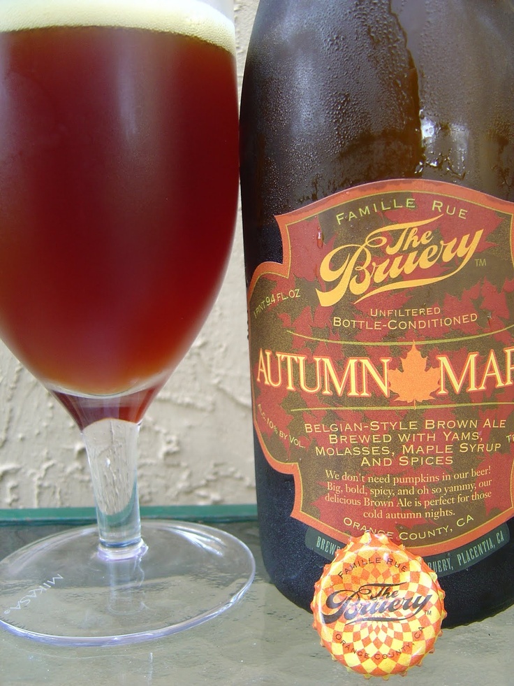 The Bruery Autumn Maple Bottle