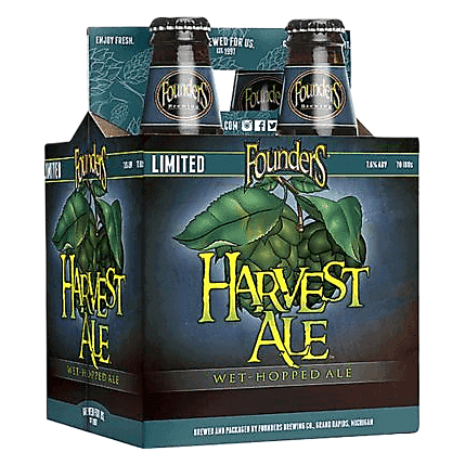 Founders Harvest Ale 4 Pack Bottles
