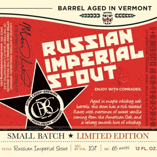 Otter Creek Russ Imp Stout 4 Pack Bottles