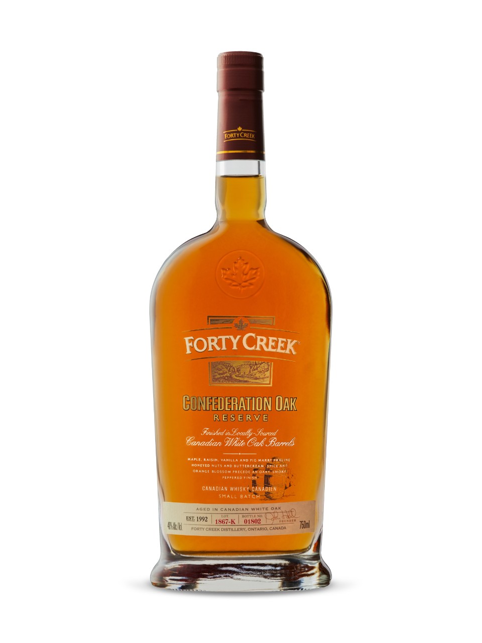 Forty Creek Confederation Oak Whisky