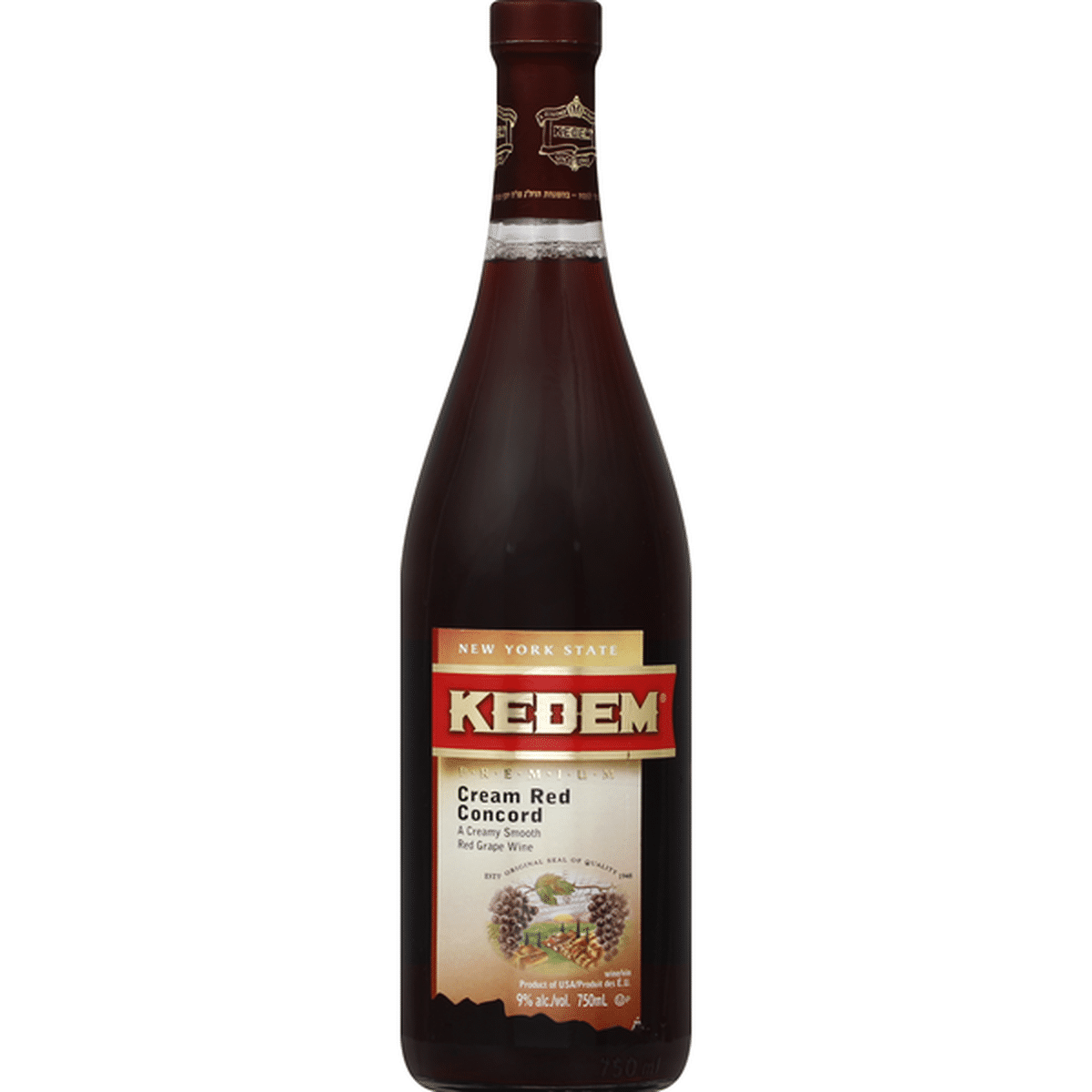 Kedem Cream Concord Red