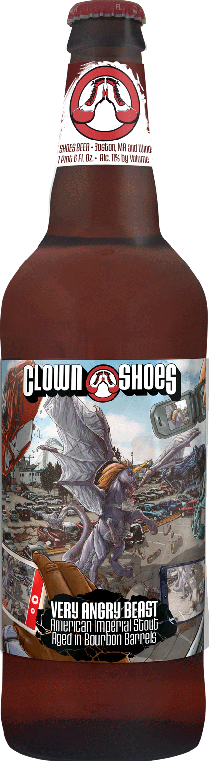 Clown Shoes Ex Angry Beast Bottle