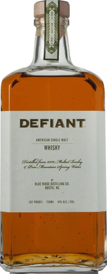 Defiant Whis Single Malt
