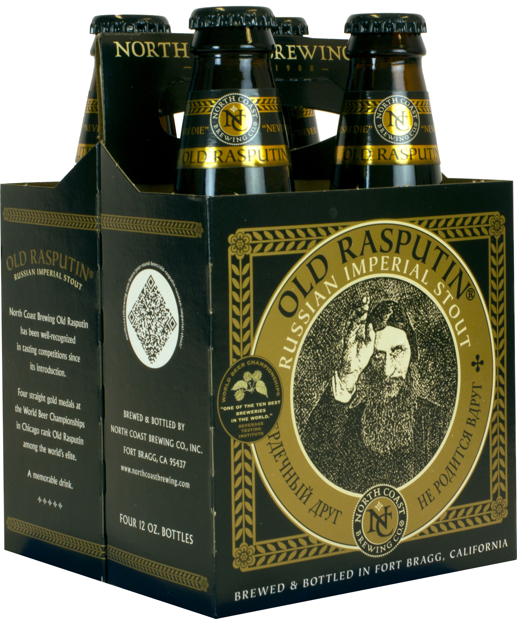 North Coast Old Rasputin 4 Pack Bottles