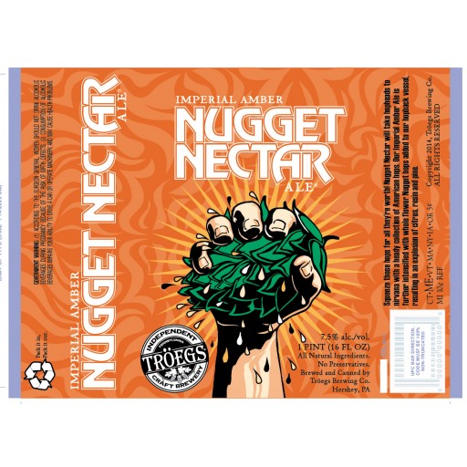 Troeg's Nugget Nectar 4 Pack Cans
