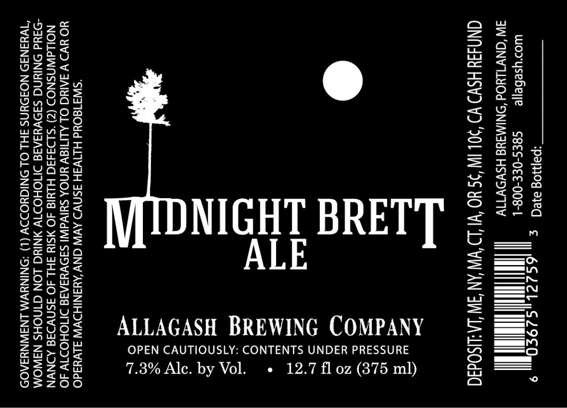 Allagash Midnight Brett Bottle