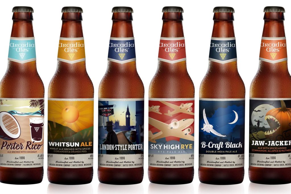 Arcadia Ales Thunder Trail 6 Pack Bottles
