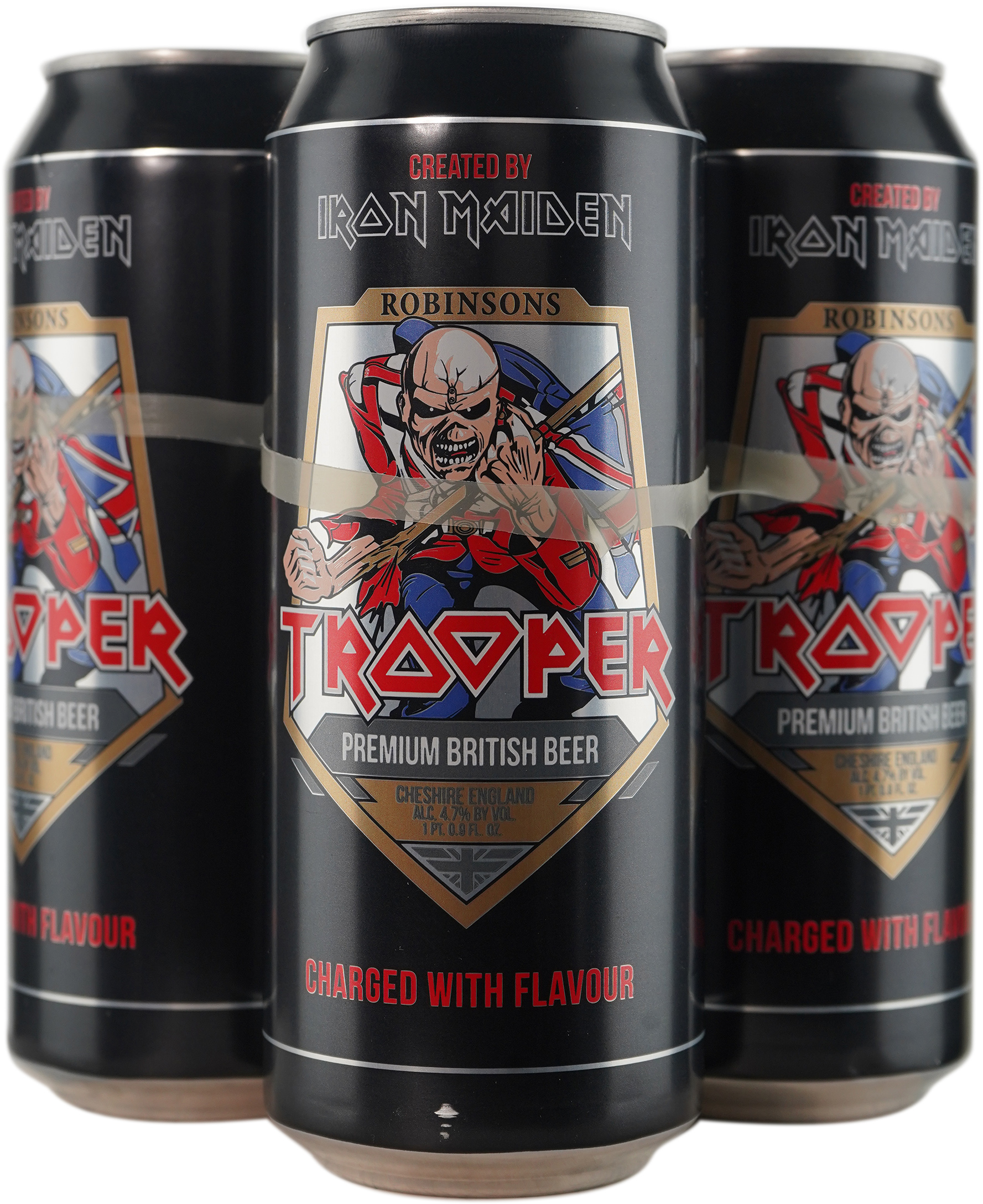 Robinsons Iron Maided Trooper 4 Pack Cans