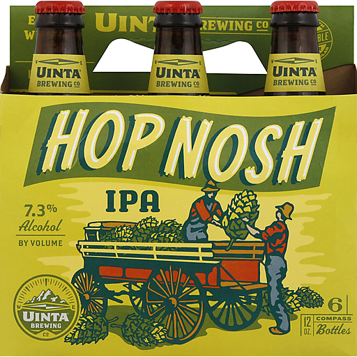 Uinta Hop Nosh IPA 6 Pack Bottles