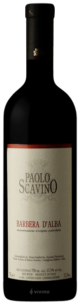 Paolo Scavino Barbera D Alba