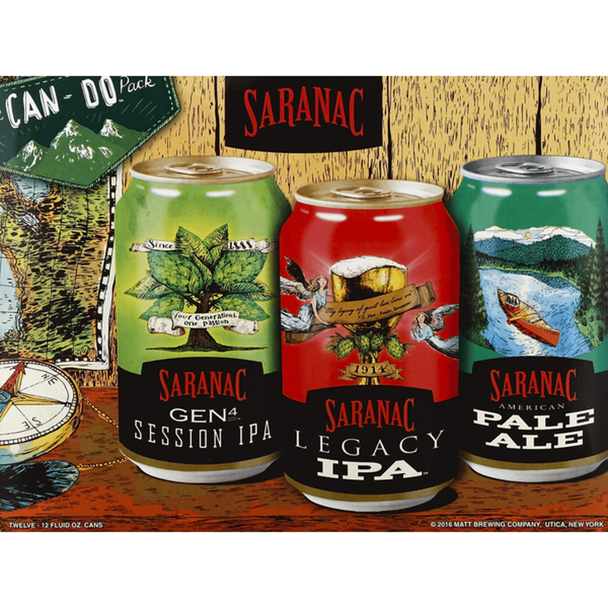 Saranac The Can Do Pack 12 Pack Cans