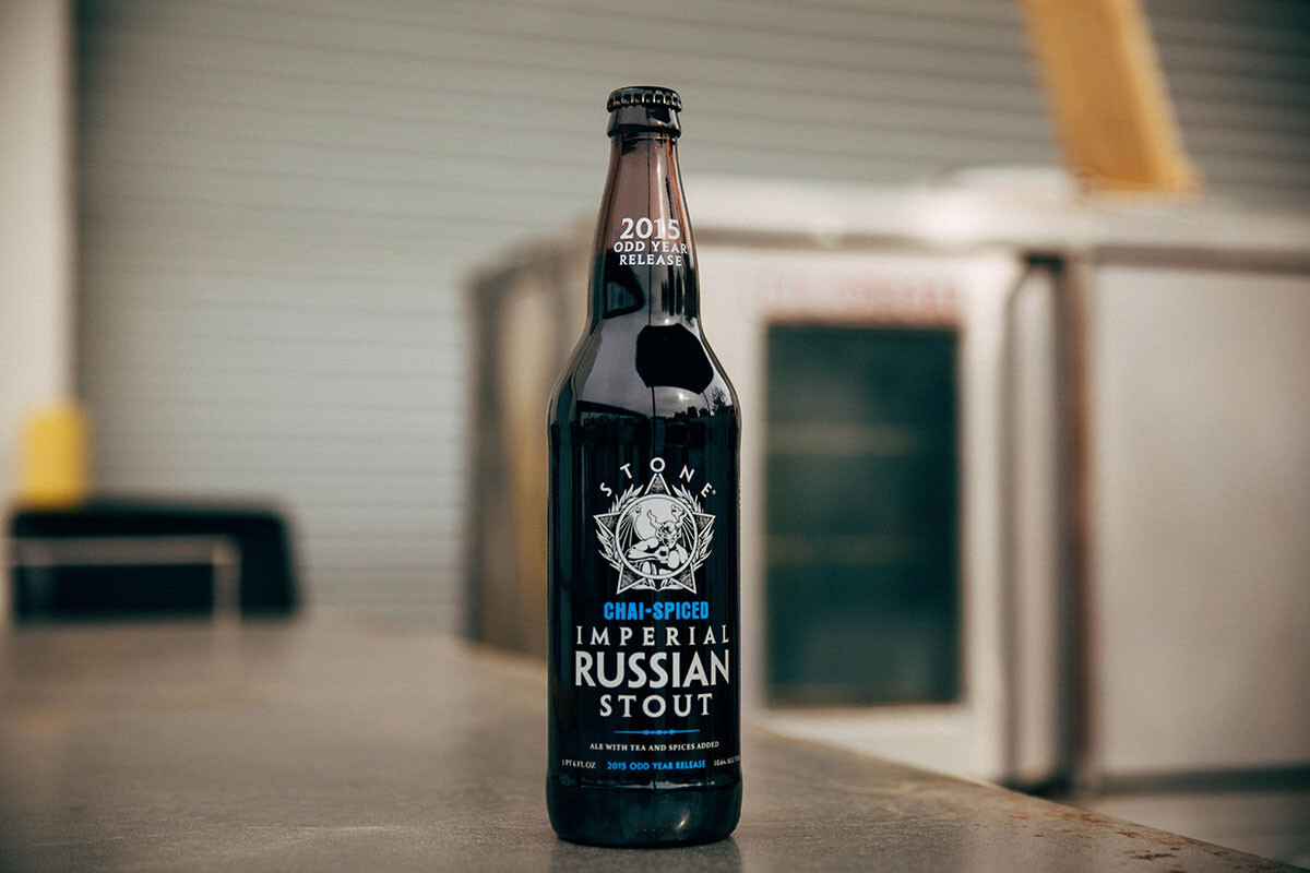 Stone Chai-Sp Imp Russ Stout Bottle