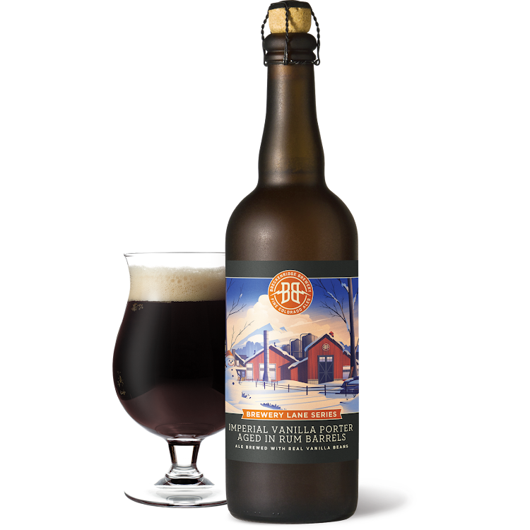 Riverhorse Rum Barrell Aged Porter Bottle