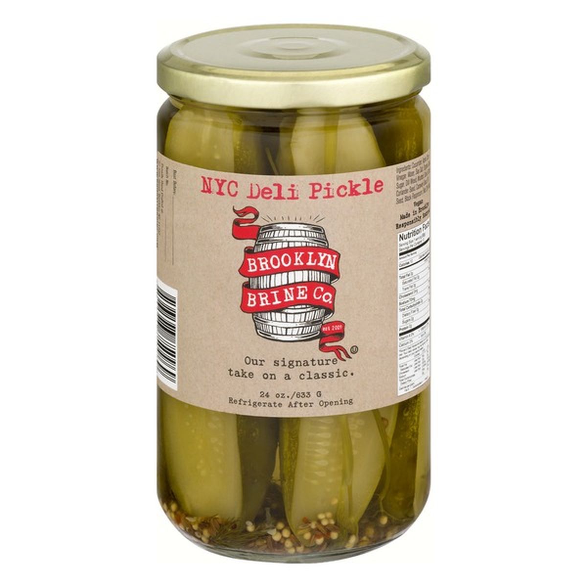 Brooklyn Brine Co Nyc Deli Pickle